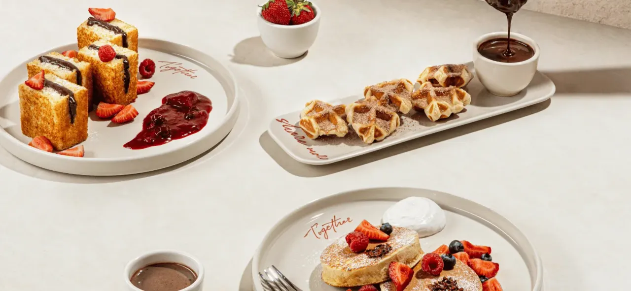 Stuffed toastie, waffle pops and sourdough pancakes